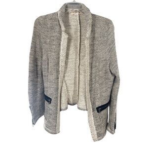 Peyton Jensen Cream & Black Jacket Size XL